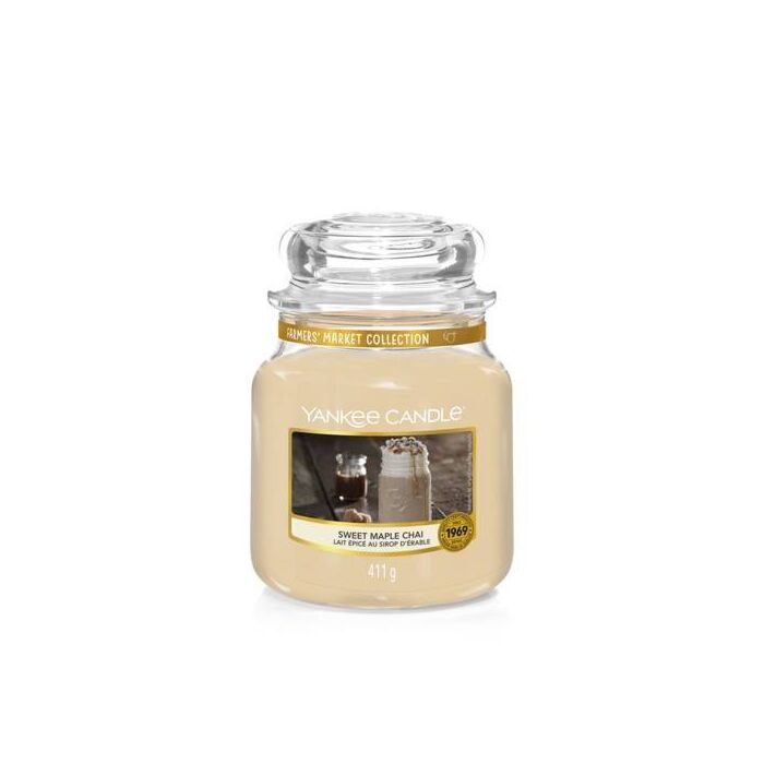 Yankee Candle Sweet Maple Chai - Medium Jar-2